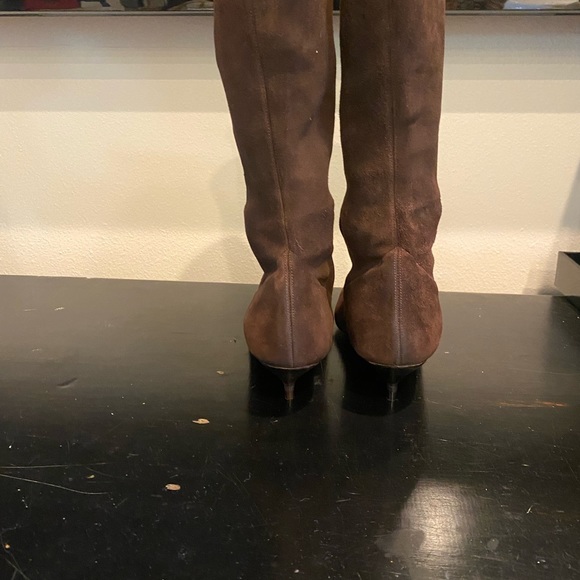 FENDI SUEDE BOOTS PREOWNED SIZE-7.5 - Picture 7 of 14